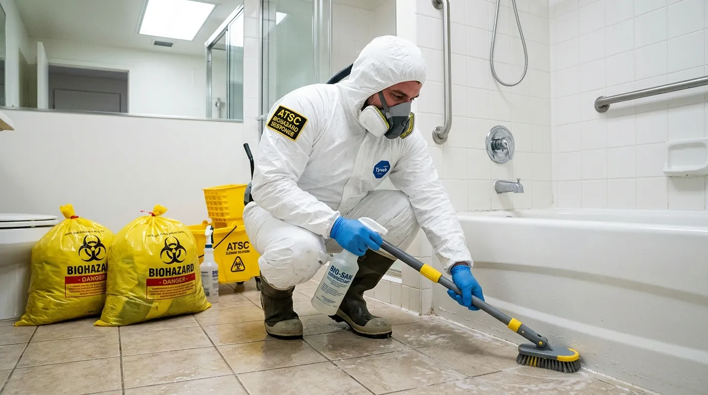 Decontamination equipment deployed for Blood Cleanup in Meridianville